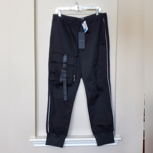 Konus Mens Strap Cargo Pants - Picture 1 of 5